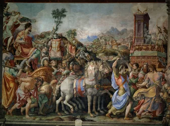 Marcus Furius Camillus (Kr. e. 447-365) diadala, a Sala dell