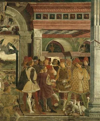 Április allegóriája: Vadászversenyek, Borso d