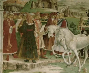 A hónapok csarnoka: (freskó)