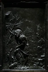 Bűnbánó Szent Jeromos, 1470-75 körül (patinázott bronz)