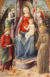 A Madonna és a gyermek Szent Julianusszal és Ferenccel,