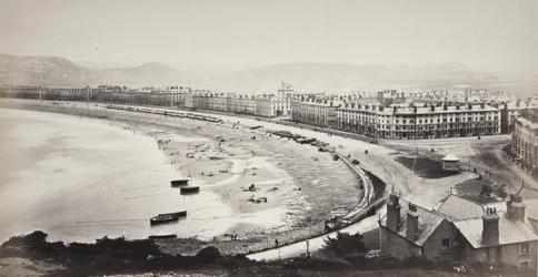 Llandudno a fürdők felől felülről nézve (684)