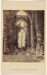 Tintern apátság - belső tér, kelet felé nézve