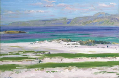 Iona Sound és Ben More (olaj, vászon)