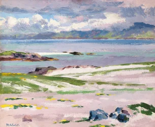 Towards Mull from Choc Ard Anraidh, Iona, 1928 körül (olaj, vászon)