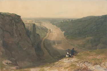 Az Avon-szoros, Clifton felé nézve