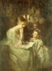 Storytime (olaj, vászon)