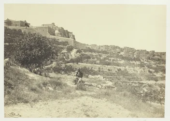 Betlehem, a Születés templomával, 1857.