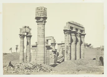 Kleopátra temploma Ermentben, Théba közelében, 1857.