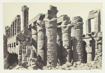 Oszlopok csarnoka, Karnac, 1857.