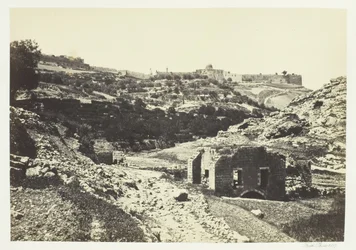 Jeruzsálem az En-Rogel falától, 1857.