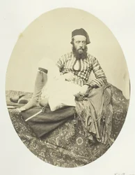 Portré, török nyári viselet, 1857.