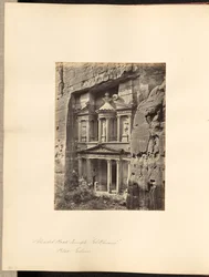 Pompás sziklatemplom, "El Khusne", Petra, Edom