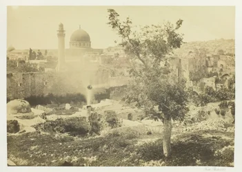 Omar mecsetje, Jeruzsálem, 1857.