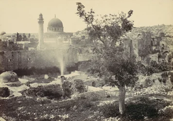 Omar mecsetje, Jeruzsálem, 1857.