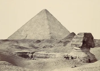 A Szfinx és a Nagy Piramis, Geezeh, 1857.