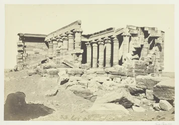 Maharaka temploma, Núbia, 1857.