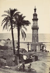Nézet Girgehben, 1857.