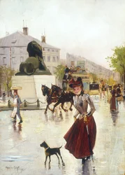 Párizsi utcai jelenet, 1890