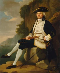 Sir Edward Vernon kapitány (1723-1794), 18. század közepe (olaj, vászon)