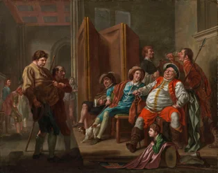 Falstaff katonákat toboroz Shakespeare IV. Henrik, második rész, III. felvonás című művéből