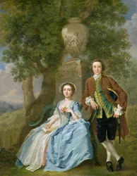 George és Margaret Rogers portréja, 1748-50 körül (lásd még: 111971)