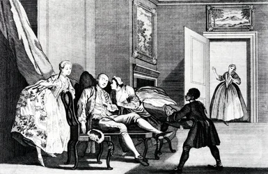 Egy csók ellopása, 1743 körül
