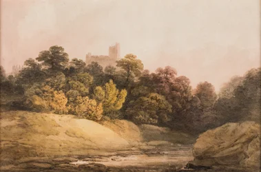 Tájkép, 1840 körül (akvarell, papír)