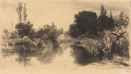 Shere Mill Pond (a nagyobb tányér)