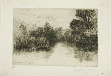 Shere Mill Pond, No. I (kis tányér)