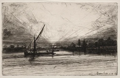 Naplemente a Temzén, 1862.