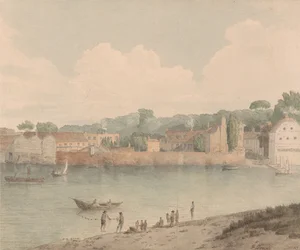 Vauxhall Stairs, Millbank felől, 1797. július 5.