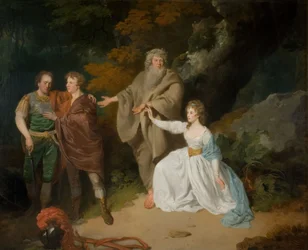 Jelenet Shakespeare vihar című művéből, 1787.