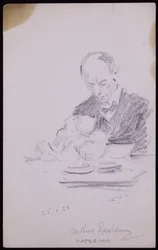 Arthur Rackham portréja