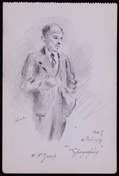 R Percy Gossop portréja