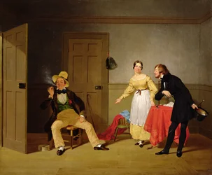 The City and Country Beaux, 1838 körül