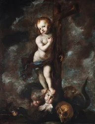 Francisco Camilo - A gyermek Jézus, mint a bűn és a halál győztese - 1640-60 körül.