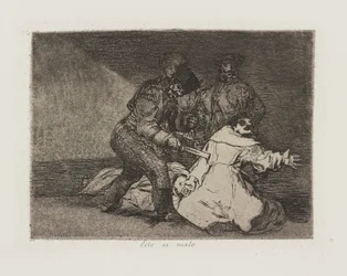 Ez rossz. (Ez rossz.), pl. 46 a The Disasters of War sorozatból
