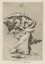 Nincs te escapr?s. (Nem fogsz szökni.), pl. 72 a Los caprichos sorozatból