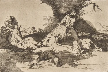 16. tábla a The Disasters of War Los Desastres de La Guerra-ból: Ők..., 1810, 1863. kiadás.