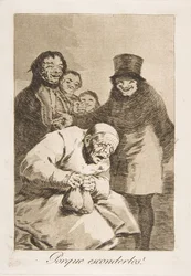 30. tábla Los Caprichosból: Miért kell elrejteni őket Porque esconderlos, 1799.