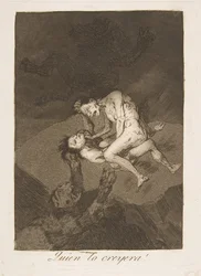 62. tábla Los Caprichosból: Ki gondolta volna, hogy Quien lo creyera!, 1799.