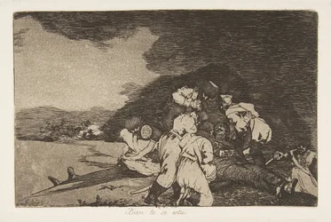 6. tábla a „The Disasters of War” Los Desastres de la Guerra-ból: „It ser..., 1810, 1863.