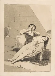 9. tábla Los Caprichosból: Tantalus Tantalo., 1799.