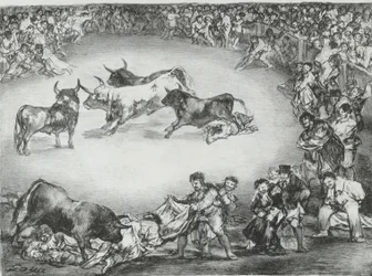 Spanyol szórakozás a „Bulls of Bordeaux”-ból, 1825., 1825.