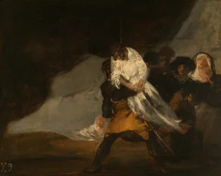 Az felakasztott szerzetes, 1810 körül