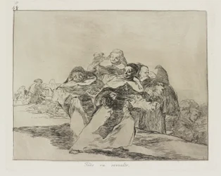Minden összekeveredett. (Minden Topsy-Turvy.), pl. 42. A háború katasztrófái című sorozatból
