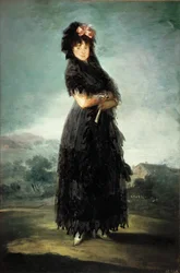 Mariana Waldstein 1763-1808, Santa Cruz kilencedik marquise, c. 1797-1800.
