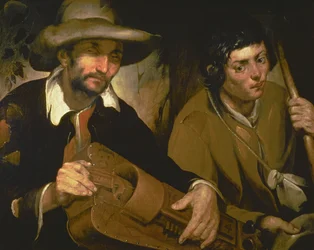 The Blind Hurdy-Gurdy Player, 1640 körül