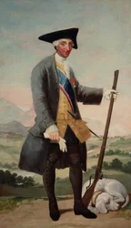 III. Károly király (1716-88) mint vadász